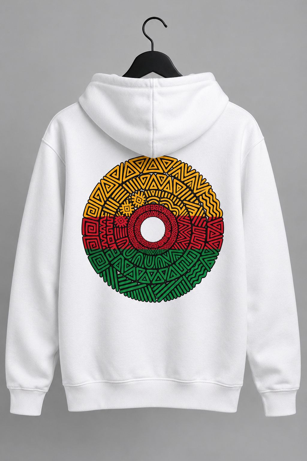 Tribal Mandala Geometric Graphic Hoodie