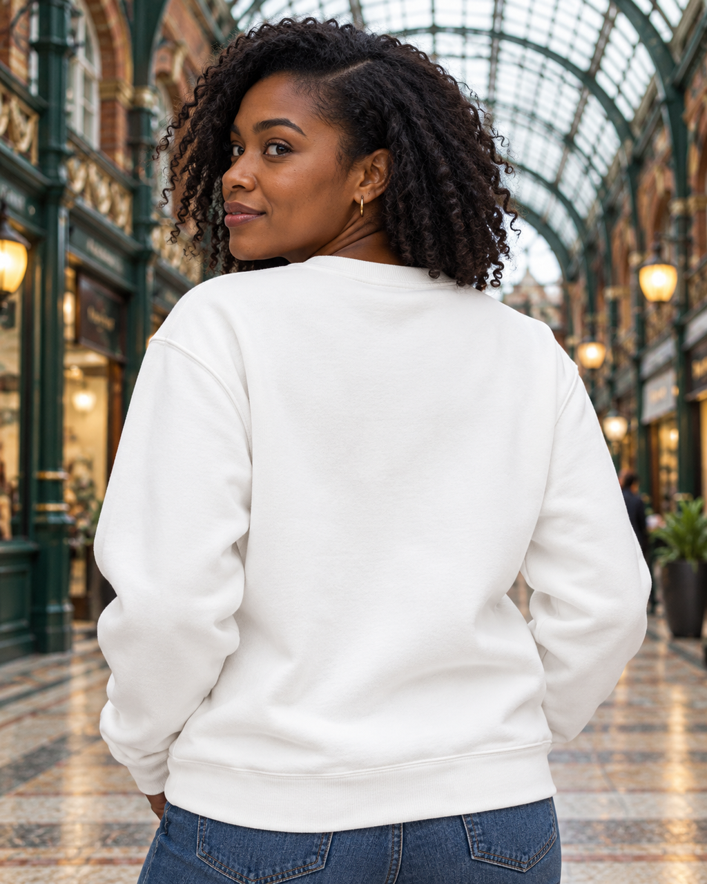 One Love Heritage Map Graphic Organic Sweatshirt