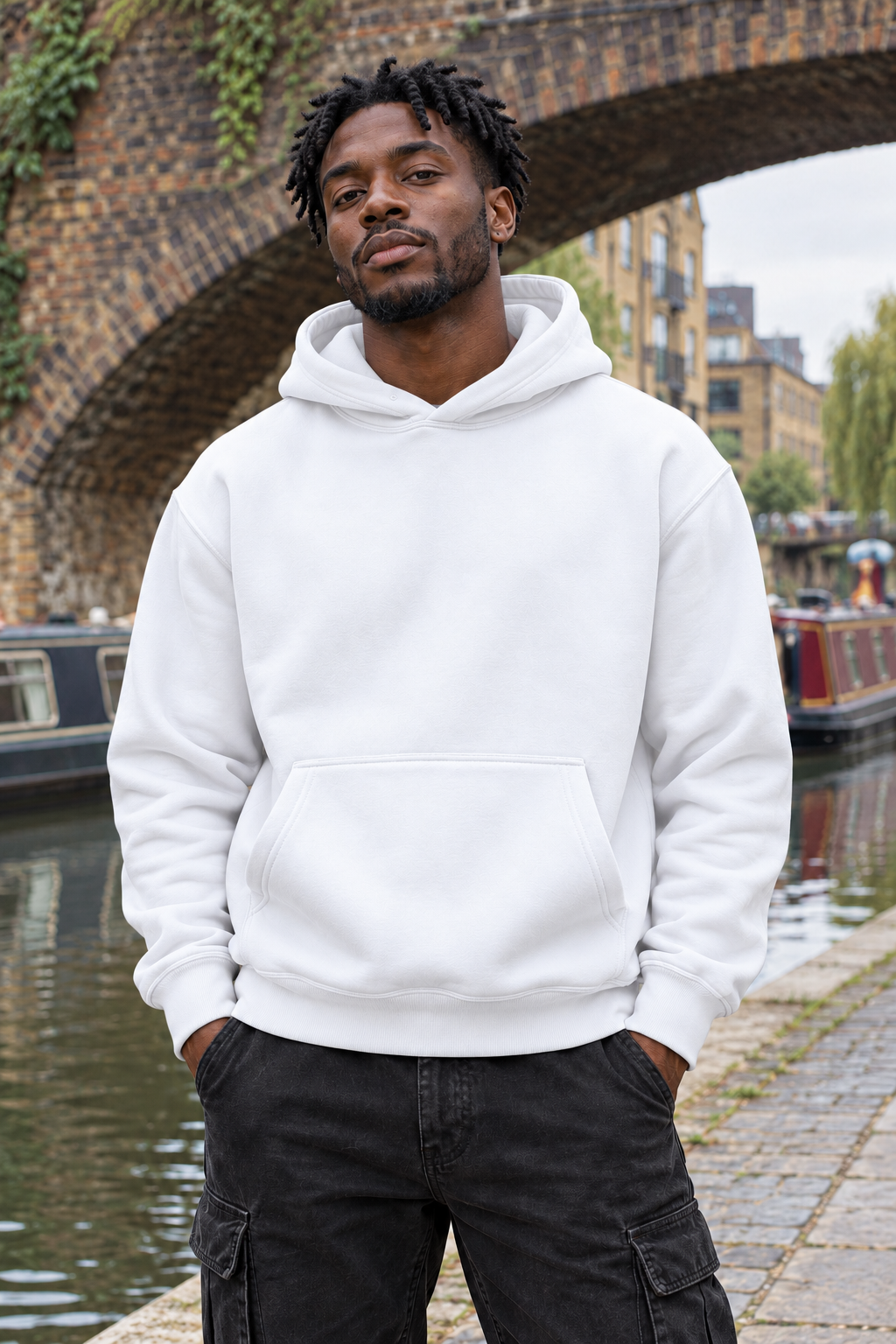 Joyful Djembe Drummer Graphic Hoodie