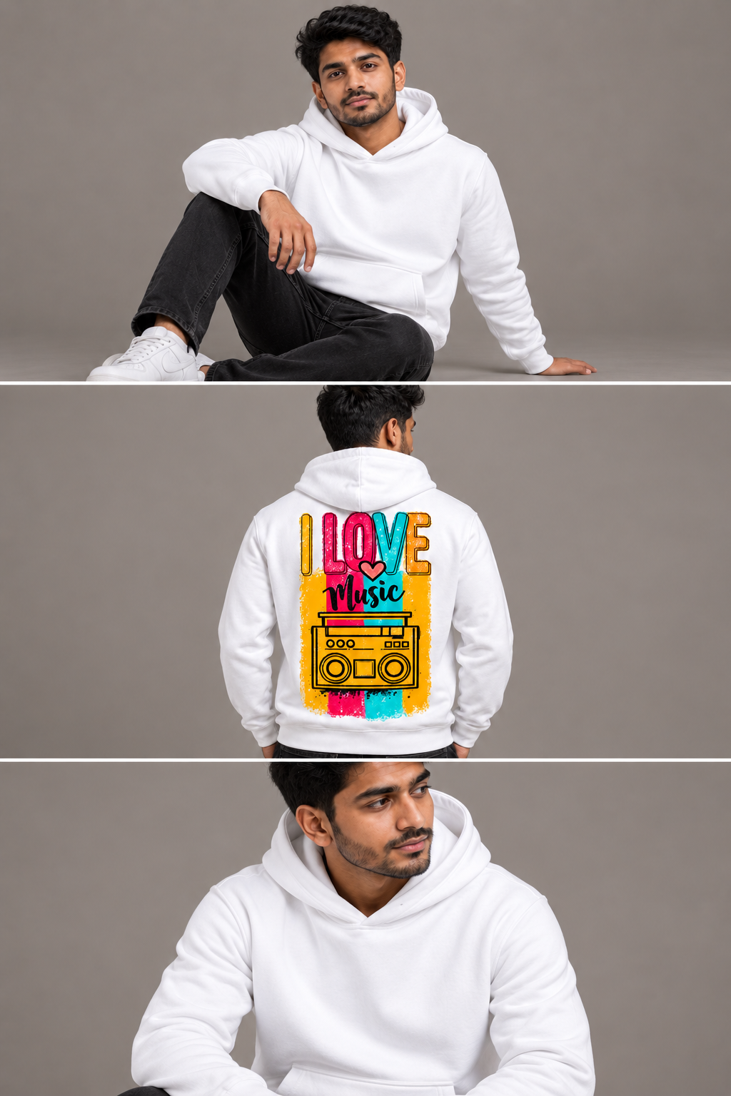 I Love Music Hoodie