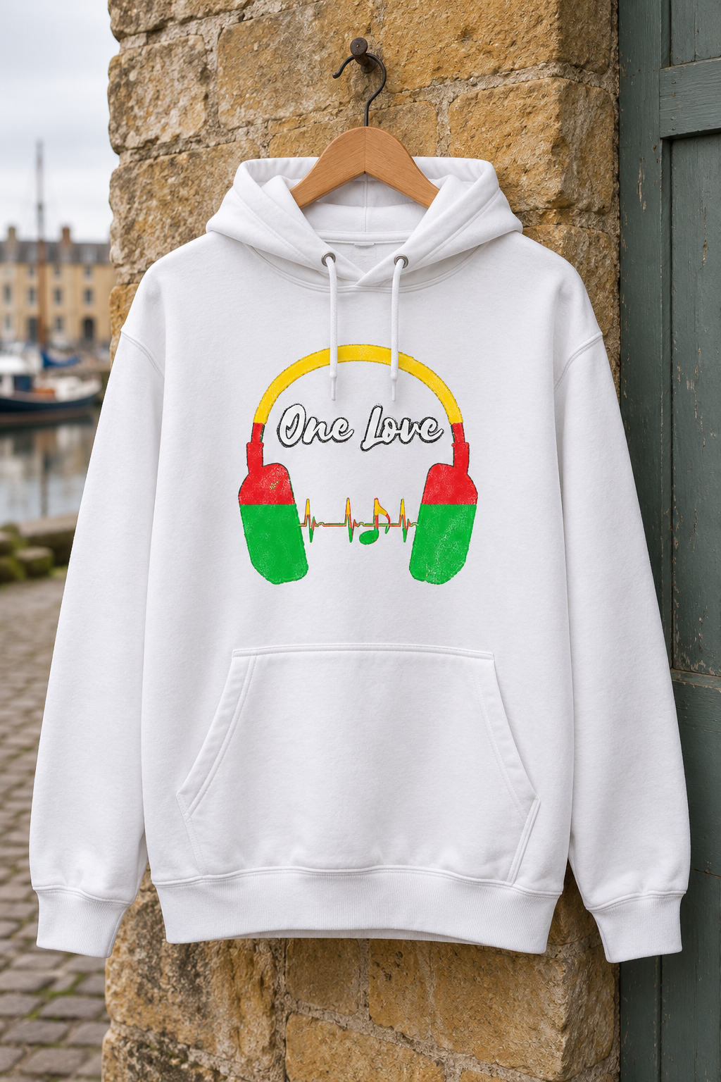 One Love Headphones Soundwave Graphic Hoodie