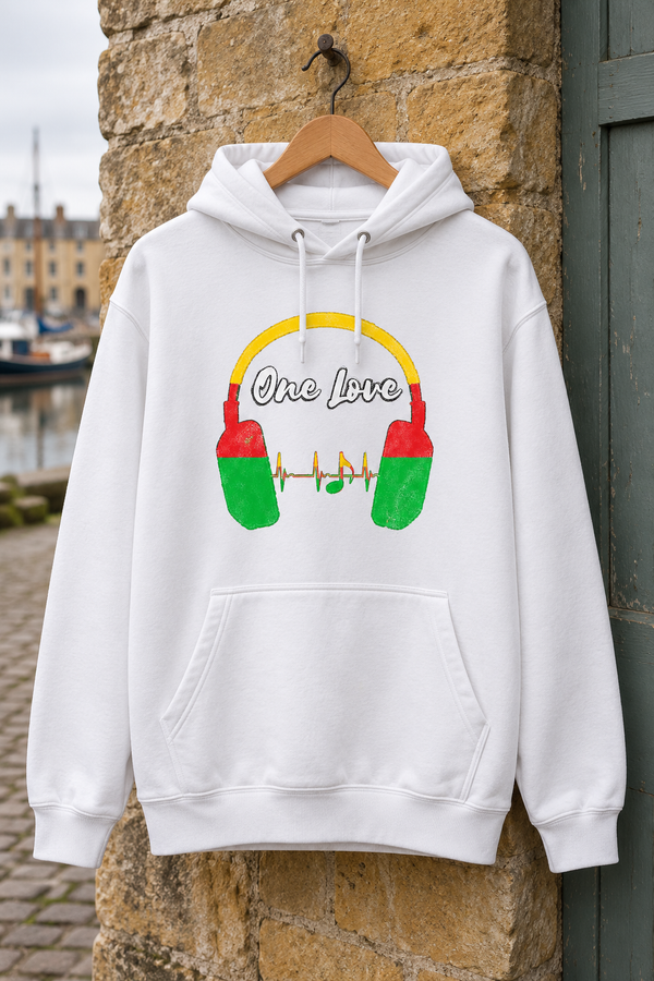 One Love Headphones Soundwave Graphic Hoodie