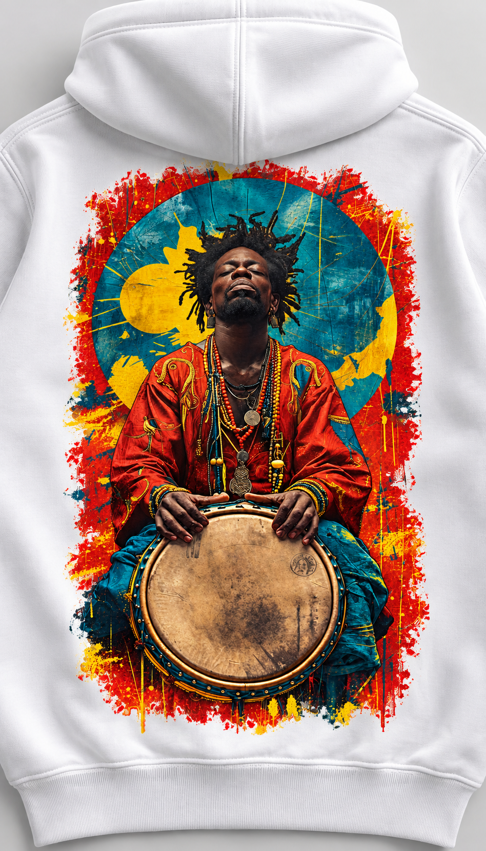 Soulful Drummer Graphic Hoodie