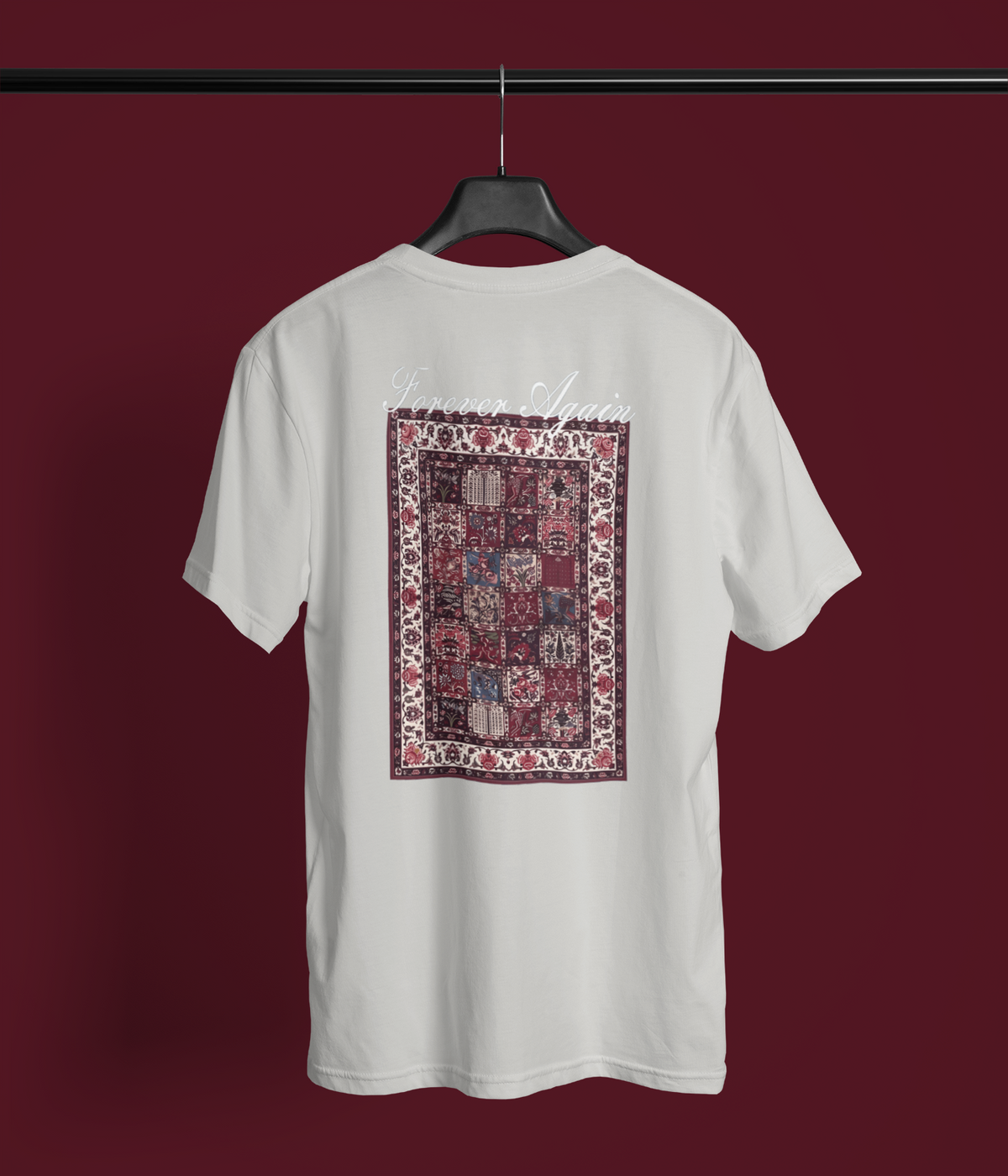 Forever Again Rug Tee | Patchwork Back Print