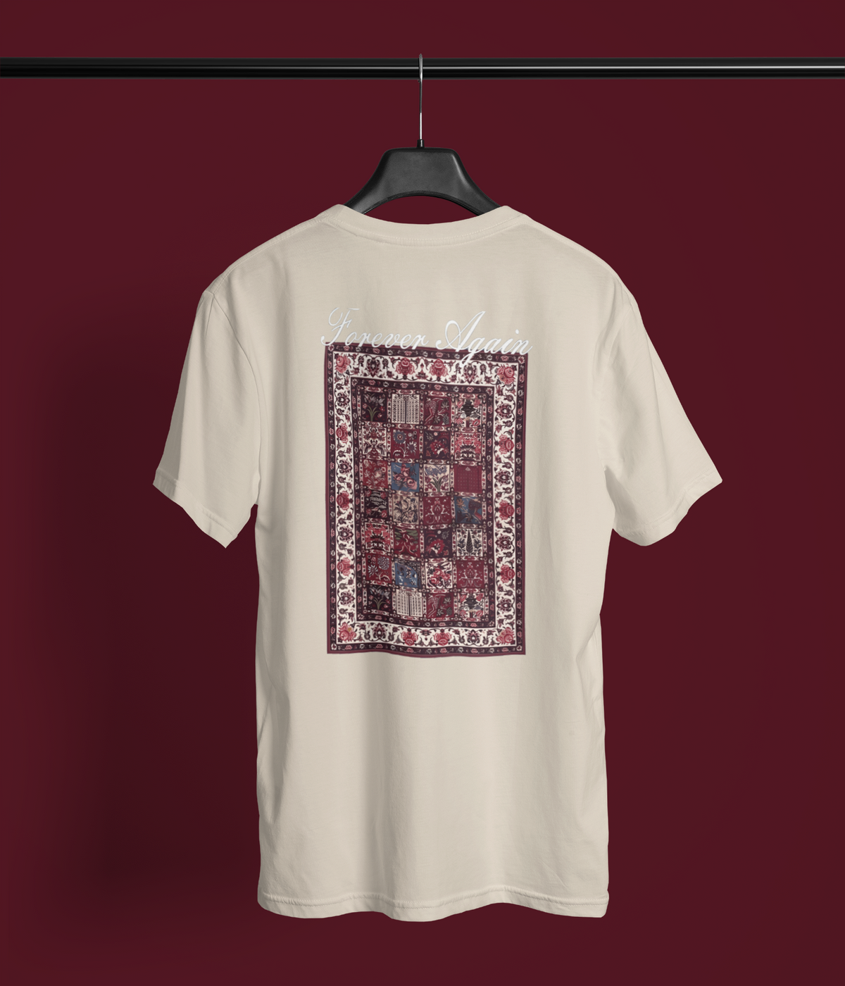 Forever Again Rug Tee | Patchwork Back Print