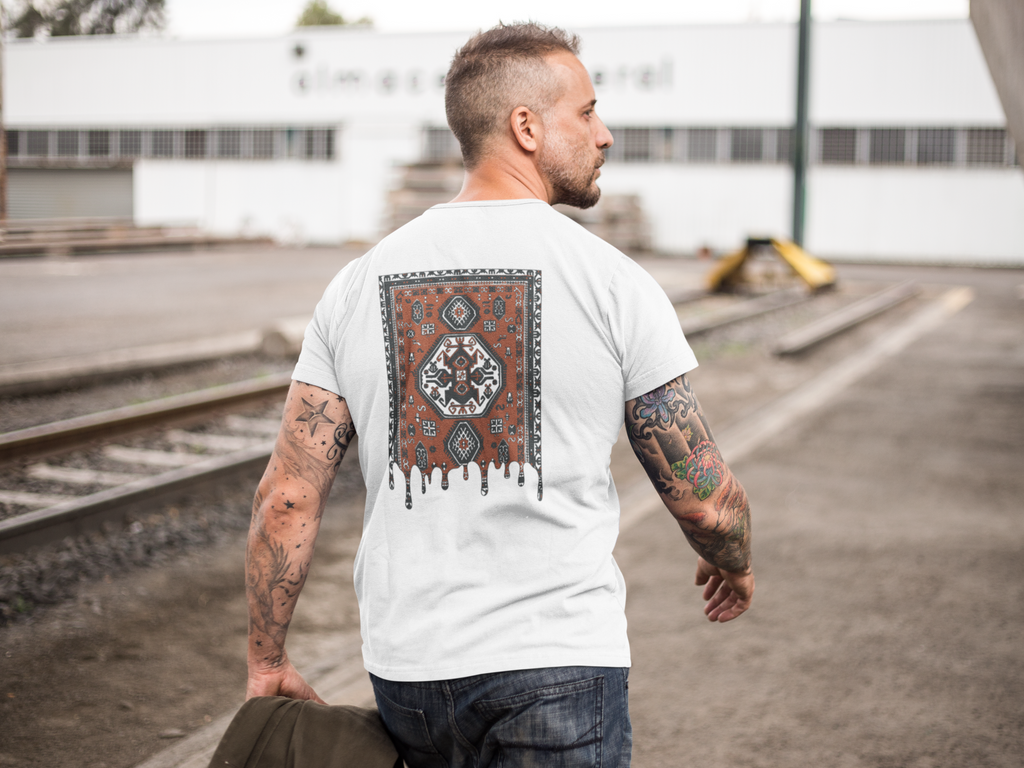 Persian Rug Drip Tee | Back Print