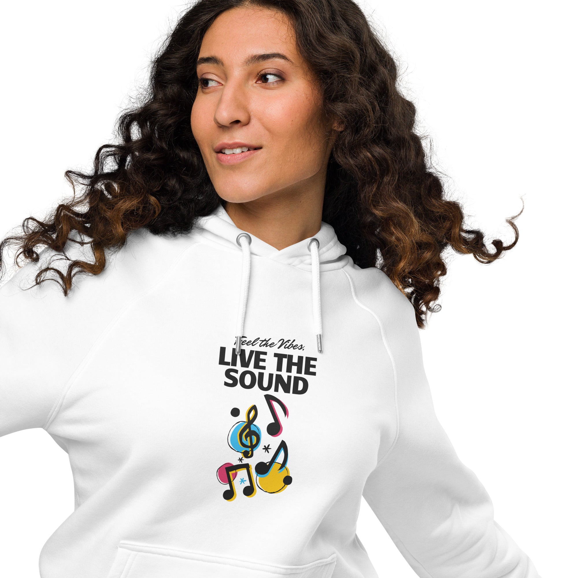 Unisex eco raglan hoodie Secondary image