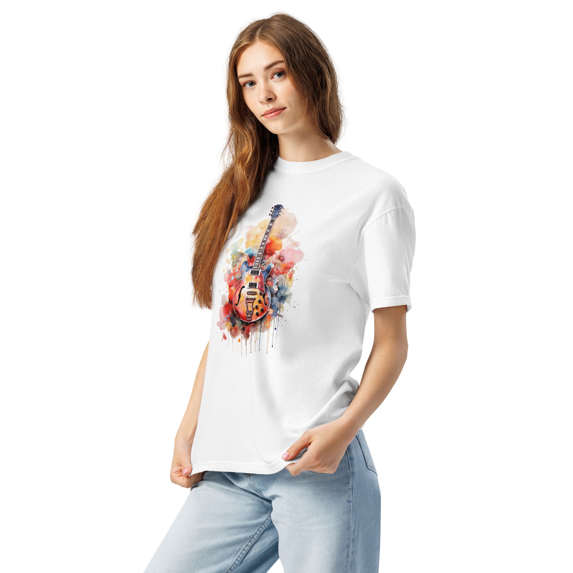 Unisex garment-dyed heavyweight t-shirt Secondary image